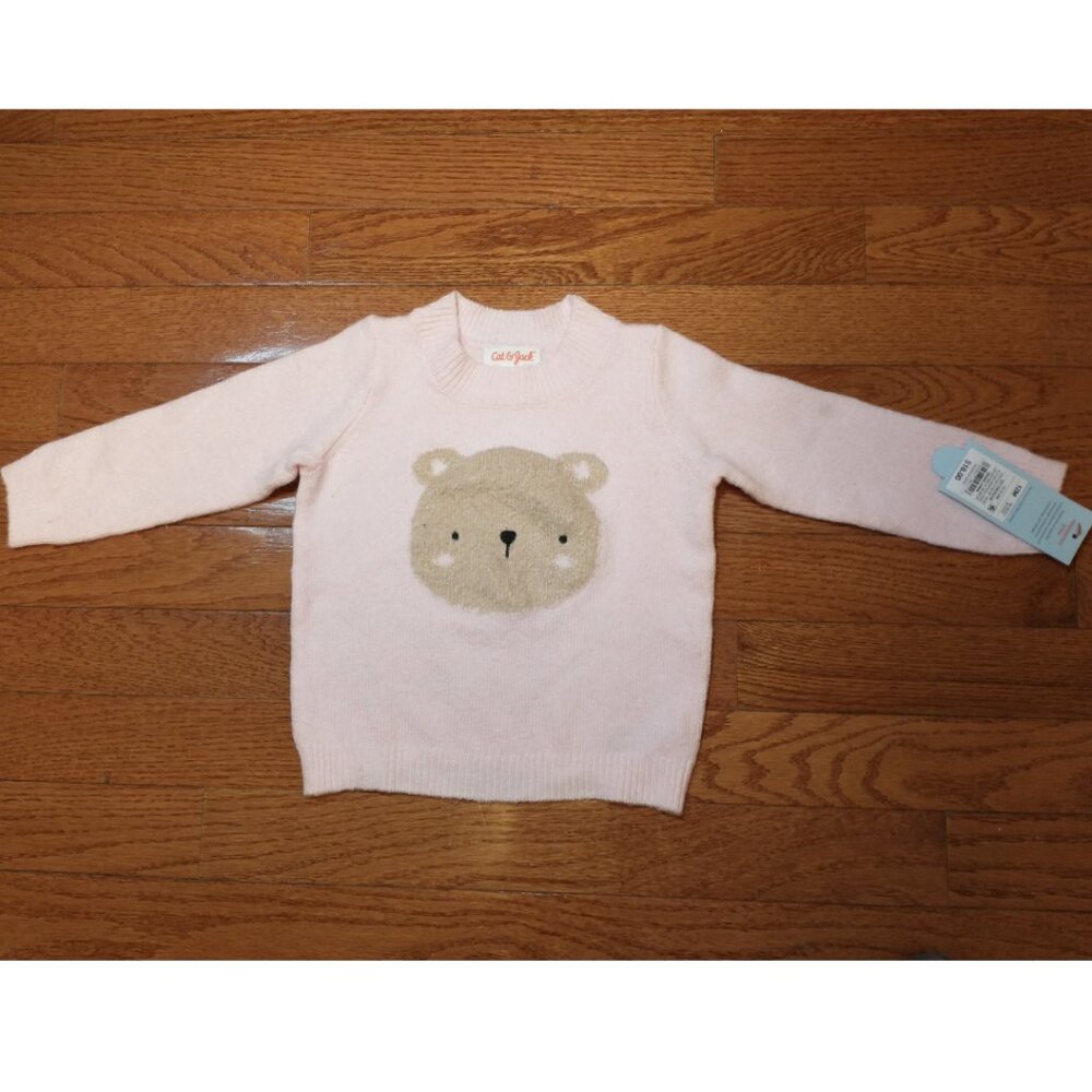 12M Teddy Bear Pink Sweater Sweatshirt